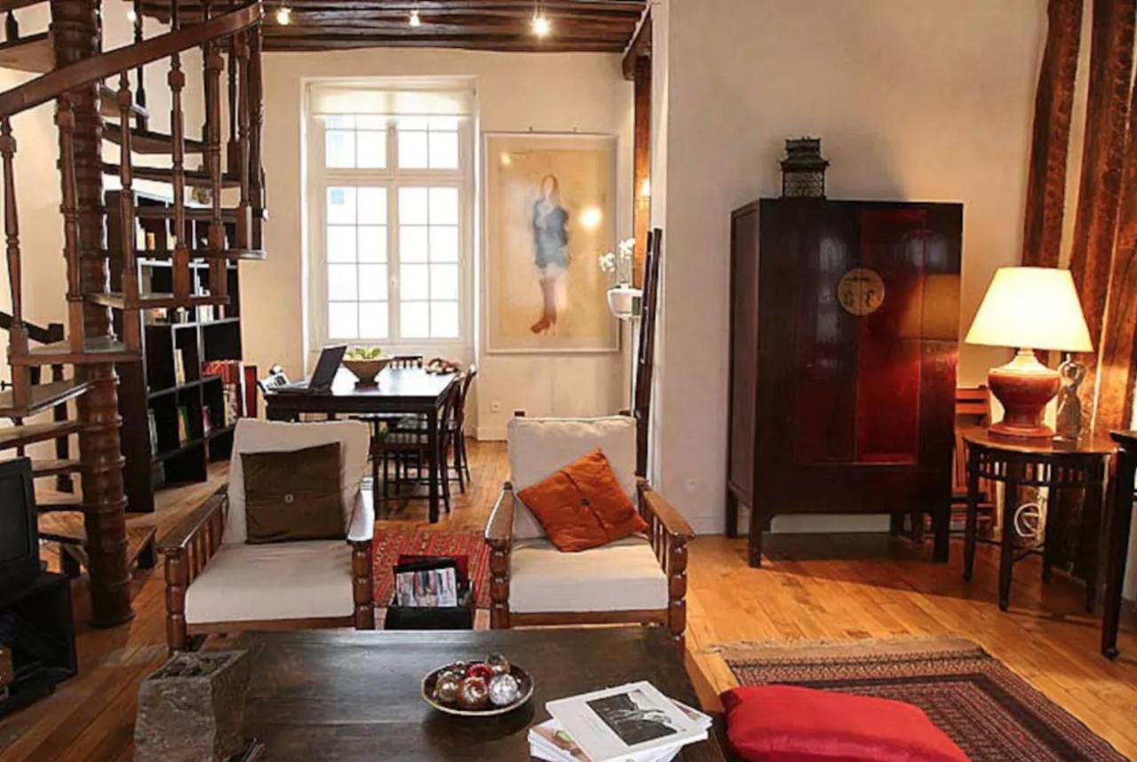 Charming Cosy Triplex In Trendy Marais Appartement Parijs Buitenkant foto